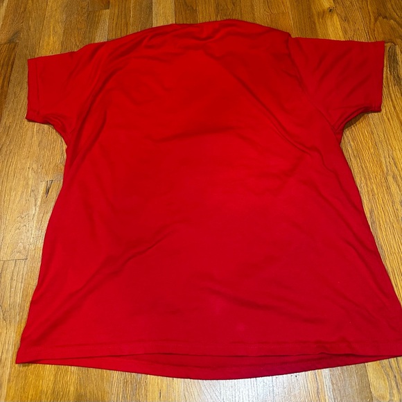 Santa Costume Graphic T-Shirt Men’s 2XL • Holiday Time Christmas Tee Red - Picture 5 of 6